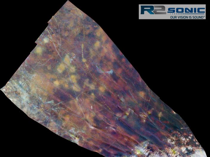 R2Sonic MultiSpectral Backscatter Imagery